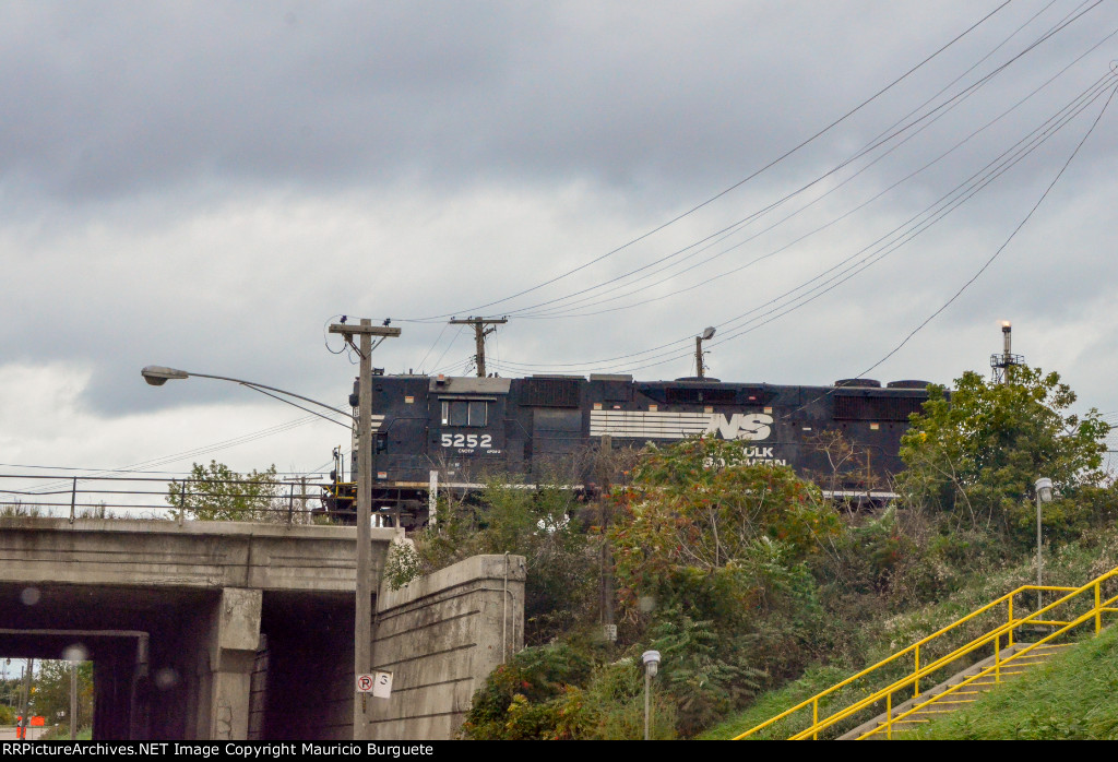 NS GP38-2 High nose Locomotive in the yard